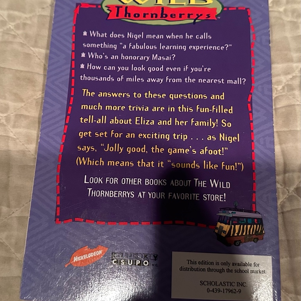 The Wild Thornberrys Trivia Book - Picture 7 of 7